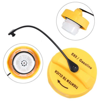 Tapa de combustible de gasolina amarilla #52030380AB para Dodge Dakota 2007 2008 2009 2010 con E-85 Foto 1 de 4