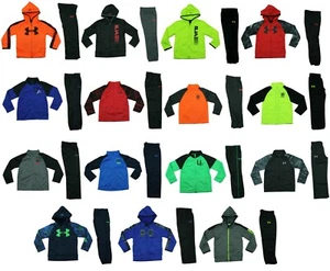 Under Armour Boys Track Suit - Jacket & Pants - 2 Piece Set - Size 4 5 6 7 - NWT - Picture 1 of 20