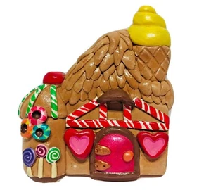 Christmas Refrigerator Magnet Ginger Bread House Susan Clarke - Picture 1 of 5