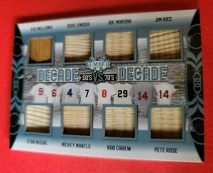 Ted Williams BAT BARREL CARD #3/6 Mickey Mantle PETE ROSE Stan Musial JOE MORGAN - Picture 1 of 2