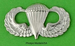 Jump Wing madeParatrooper Jump Wing 1 1/2 inch Regulation Size Bright Finish  SI - Picture 1 of 1