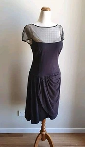 GEORGE GROSS Classic Designer Dress Good Condition Washable Size 12 - Picture 1 of 10