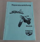 Manuel D'atelier / Manuel De Réparation Simson Mz Moineau Support 2000