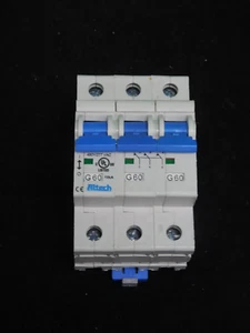 Altech 3GU60M Leistungsschalter, 3-polig, D-Kurve, 15A, UL48910kA, Zweigkreis - Bild 1 von 3