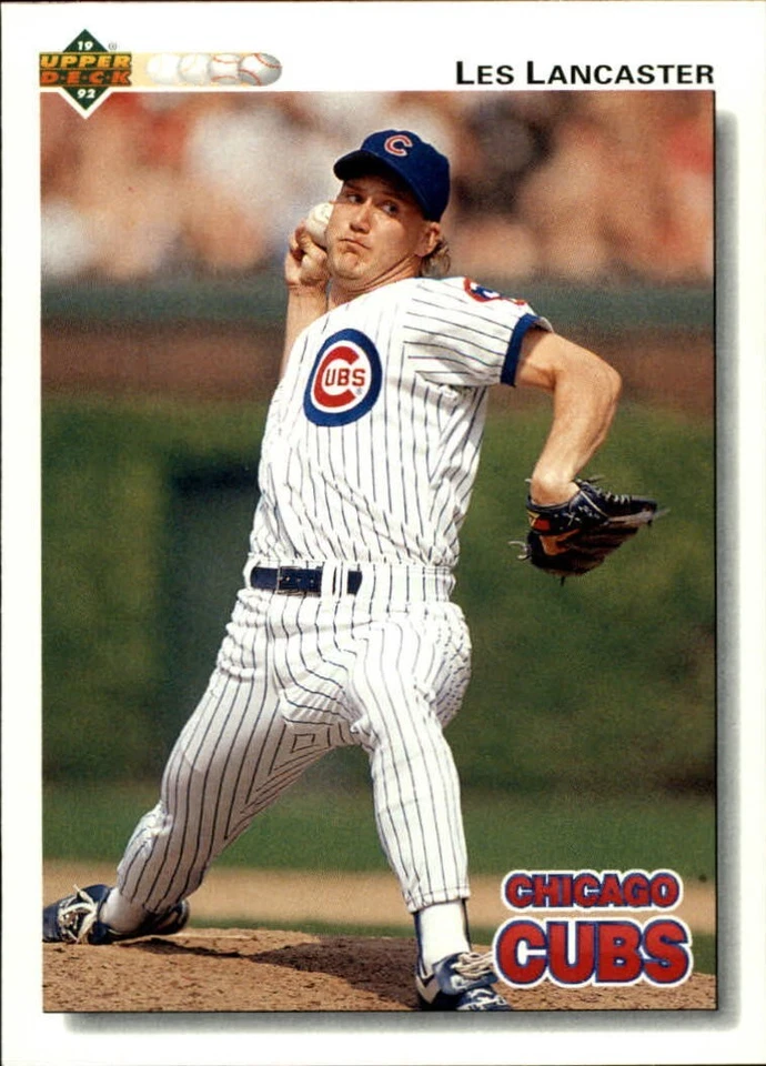 Les Lancaster 1992 Upper Deck MLB #481 Baseball Card Chicago Cubs - Image 1 of 2