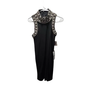 MSK Sleeveless Evening Dress Women's S Black - Picture 1 of 2