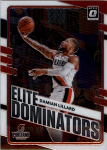 2020-21 Donruss Optic Elite Dominators #9 Damian Lillard - NM-MT - Picture 1 of 2