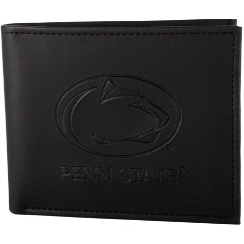 Men's Black Penn State Nittany Lions Hybrid Bi-Fold Wallet Cover