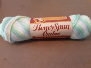 CARON HONEYSPUN YARN OMBRE PASTELS BABY RAINBOW WHITE 3 OZ SOLD PER SKEIN - Picture 1 of 5