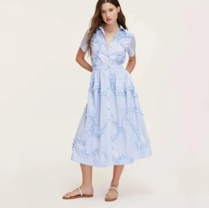 Kate Spade NY Target Women's Ribbon Short Sleeve Midi Shirtdress - XXL - Picture 1 of 4