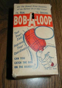 VINTAGE ROMCO ORIGINAL BOOP-A-LOOP WOODEN SKILL TOY - Picture 1 of 3