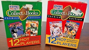1990 NFL Pro Set Collect A Books Premier Edition Series 2 & 3 SETS