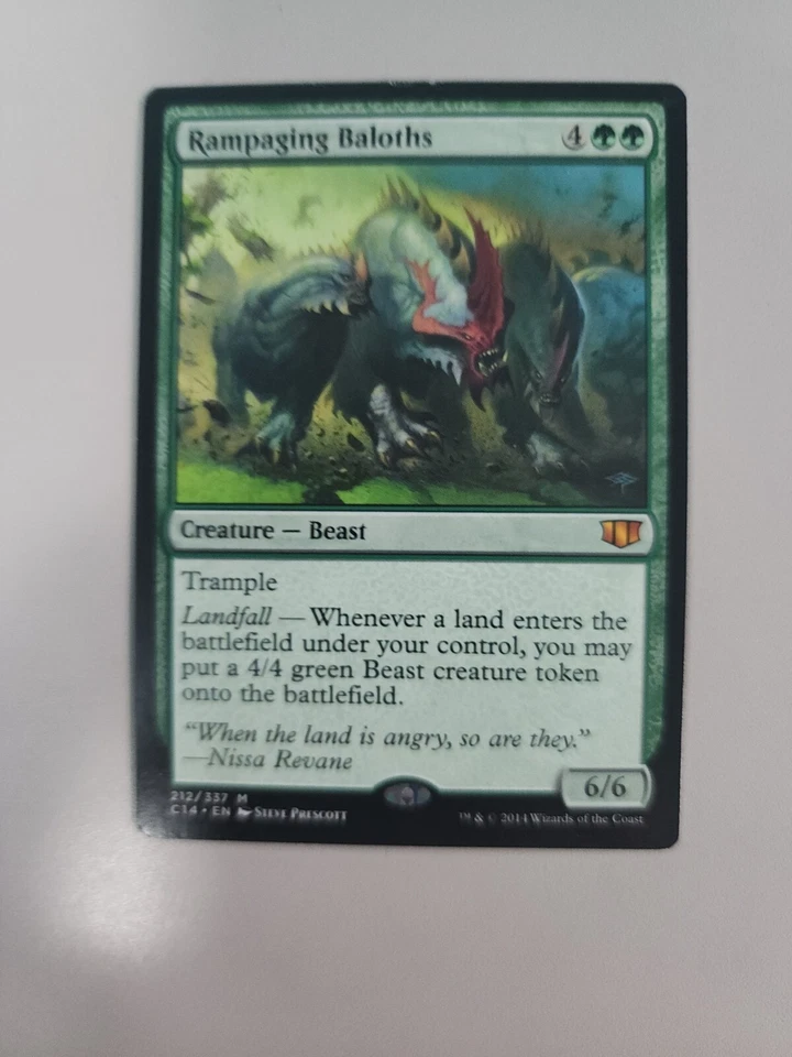 MTG Rampaging Baloths Commander 2014 212/337 Regular Mythic - Image 1 of 1