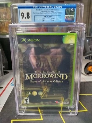 CGC 9.8 A++ Elder Scrolls III: Morrowind RARO VIDEOJUEGO SELLADO MEJOR CALIFICADO Foto 1 de 2