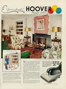1939 HOOVER Vacuum Year Ahead Keeps Colors Fresh Try Before Buy Vintage Print Ad - Picture 1 of 8