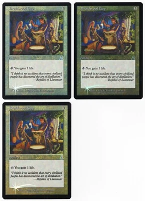 Braidwood Cup x3 3x 1999 Urza's Destiny FOIL Colorless Unc Artifact MTG NM AZ1 - Image 1 of 2