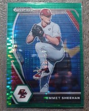 2021 Panini Draft Picks Emmet Sheehan Green Pulsar Prizm #PDP192