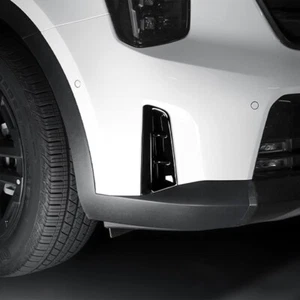 2pcs Black Front Bumper Air Intake Vent Cover Trim For 2024 2025 Kia Sorento - Picture 1 of 4