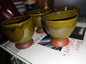 Ireland Bunratty Pottery Goblets - Handmade in folk park - Picture 1 of 9