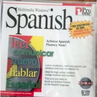 Multimedia Windows Spanish Pro One CD-ROM (PC, 1994) IBM Windows 95 3.1 Sealed - Image 1 of 2