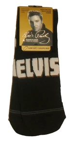 NWT Elvis Presley Men's Black Low Cut Socks 7-12 - Picture 1 of 2