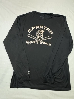Camiseta negra de béisbol Holloway Spartan manga larga para hombre XL Foto 1 de 4