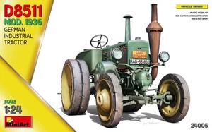 MIN24005 - Miniart 1:24 - German D8511 Industrial Tractor Mod 1936 - Picture 1 of 1