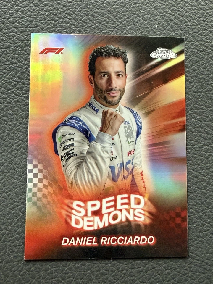 2024 Topps Chrome Formula 1 - Speed Demons #SD-18 Daniel Ricciardo - Image 1 of 2