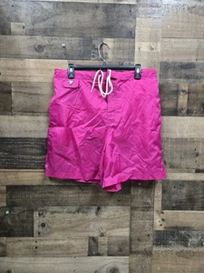 Cremieux Mens Swim Trunks Lined Bright Pink Size Large Measures 34 Inches - Picture 1 of 11