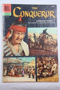 Four Color Comics #690 The Conqueror Movie John Wayne Photo CVR G/G- - Picture 1 of 2