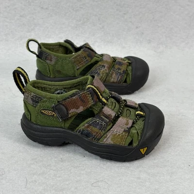 Sandalias de agua Keen Newport H2 verde camuflaje niño pequeño talla 5 punta cerrada zapatos deportivos Foto 1 de 4