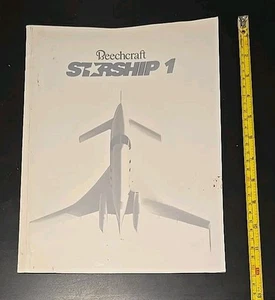 Beechcraft Starship 1 1985 Brochure Booklet Illustrated  - Picture 1 of 11