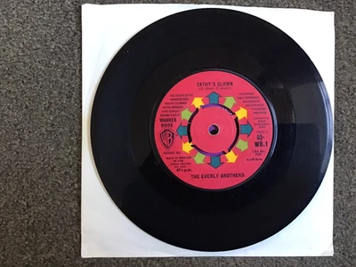 The Everly Brothers - Cathy's Clown - 7" Vinyl Single 1960 Warner Bros 45-WB.1 - Image 1 of 2