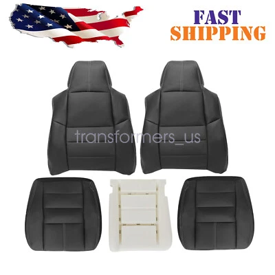 For 2008-2010 Ford F250 Super Duty Lariat Front Seat Cover & Driver Foam Cushion - Image 1 of 4