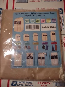 Extra großer Nylon Oxford Stoff Kleidung Aufbewahrung Kleidersack hängend Staubschutz - Bild 1 von 4