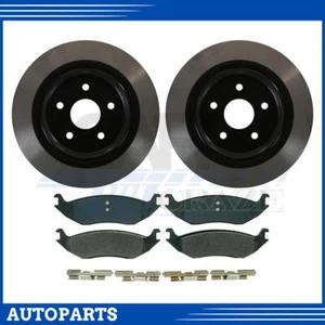 3PCS Rear Brake Rotors Brake Pads for Chrysler Aspen 4.7L 2007-2009 - Picture 1 of 6