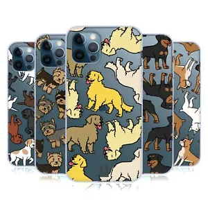 HEAD CASE DOG BREED PATTERNS 3 SOFT GEL CASE & WALLPAPER FOR APPLE iPHONE PHONES - Picture 1 of 16