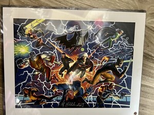 2018 Fleer Ultra Marvel X-Men GREG HILDEBRANDT SIGNED LITHO 2/25 Lithograph Auto