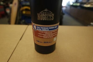 DENVER NUGGETS 20OZ PREMIUM POWDER COAT ULTRA TUMBLER NEW BLACK - Picture 1 of 6