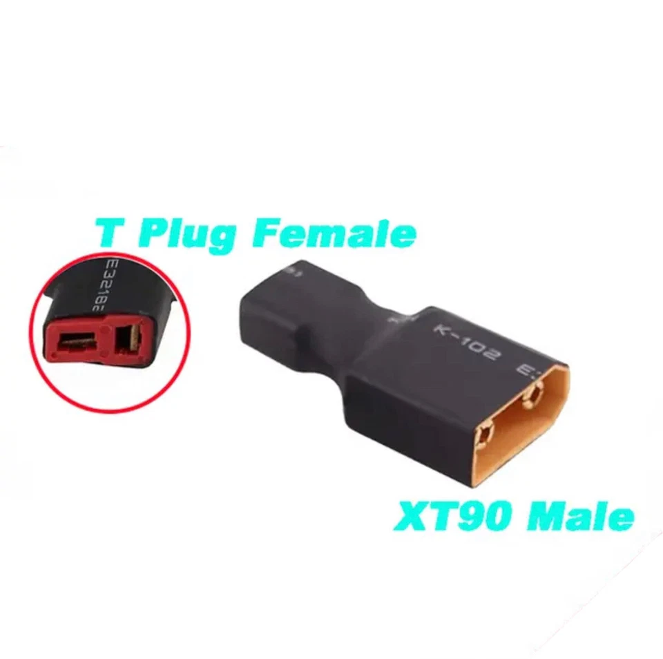 XT90 Male - Female T Plug Deans Plug  Rc Lipo Battery Adaptor Rc Car Plane Boat - Image 1 of 1