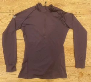 BLACK & HEART BASE LAYER LONG SLEEVED PLUM/PURPLE SMALL USED EXCELLENT CONDITION - Picture 1 of 8