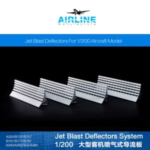 Airport Ground Handling Facilities - Aircraft Jet Deflectors 4Pcs 1/200 - Picture 1 of 1
