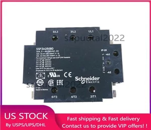 SCHNEIDER ELECTRIC SSP3A250BD 3 PHASE SSR SOLID STATE RELAY 50A - Picture 1 of 11