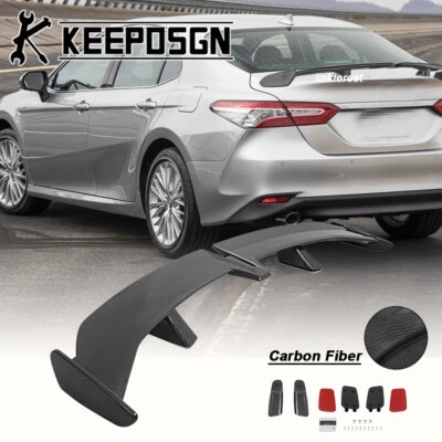 Alerón trasero de maletero para Toyota Camry 55"" Racing estilo profesional JDM FIBRA DE CARBONO Foto 1 de 4