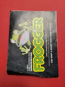 Frogger Atari Sears MANUAL ONLY Authentic - Picture 1 of 2