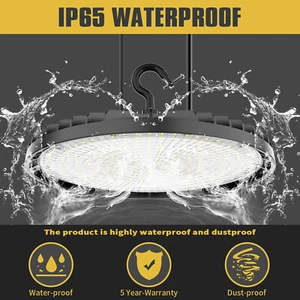 150 Watt LED UFO Light Warehouse Workshop Factory High Bay Lighting Lamp DLC UL - Picture 1 of 10