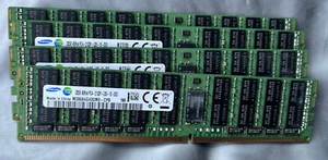 128GB lot of 4x Samsung 32GB 4DRx4 PC4-2133P ECC REG RAM, M386A4G40DM0 - Picture 1 of 1