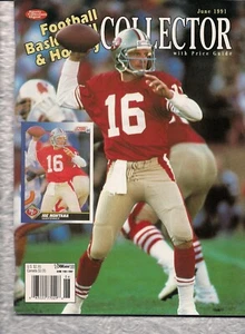 FOOTBALL~BASKETBALL & HOCKEY COLLECTOR WITH~PRICE GUIDE~JUN~1991~FIND IT HERE!~~ - Picture 1 of 6