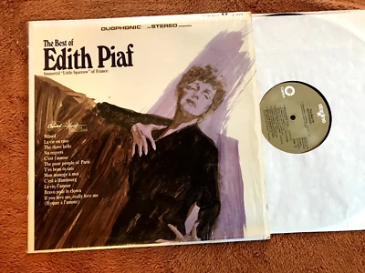 Edith Piaf Vinyl The Best of LP Capitol DT2616 USA Greatest Hits w/shrink NM rec - Imagem 1 de 2