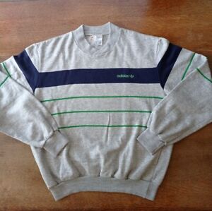 Adidas Vintage sweat , Ventex / Courtelle ,Made in france 80's, 174cm , M